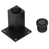 4Pcs/Set Furniture Leg Adjustable Height Aluminum Alloy Square Support for Sofa Cabinet80mm - Extra Image