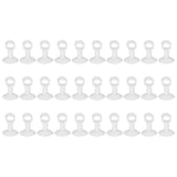 30Pcs Door Stopper Silicone Anti-Collision Door Handle Stopper Mute Suction Buffer Crash Pad - Front View
