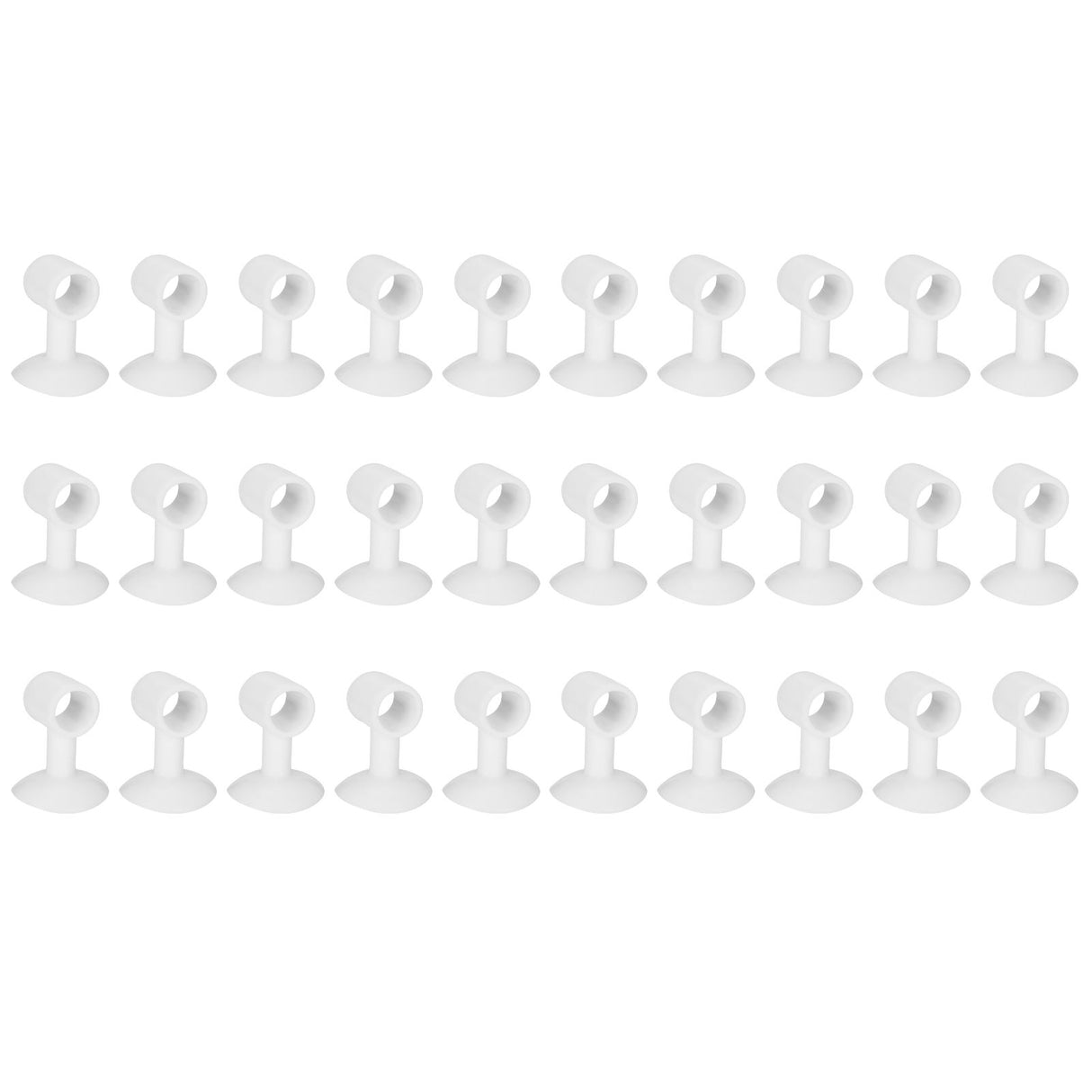 30Pcs Door Stopper Silicone Anti-Collision Door Handle Stopper Mute Suction Buffer Crash Pad