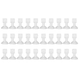 30Pcs Door Stopper Silicone Anti-Collision Door Handle Stopper Mute Suction Buffer Crash Pad