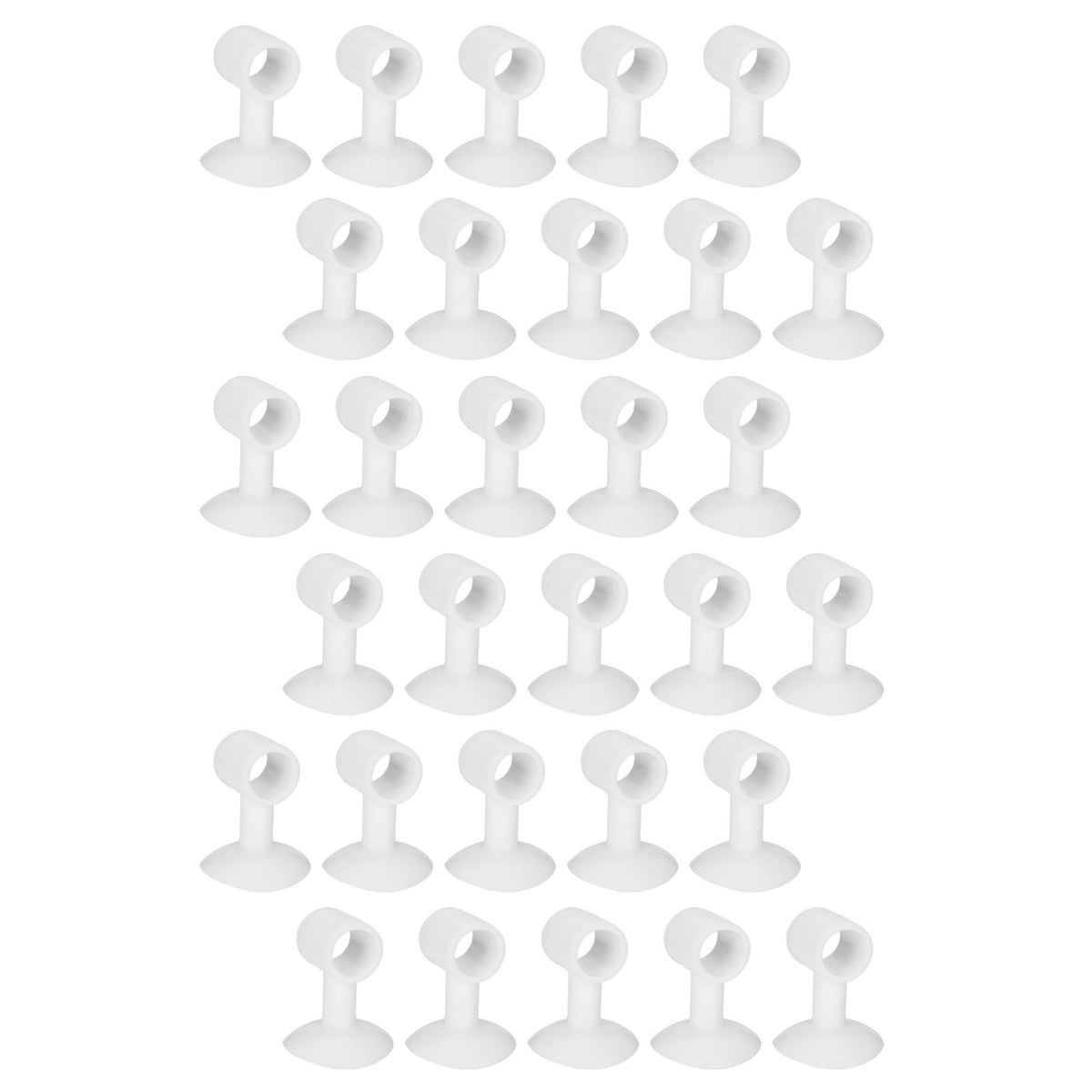 30Pcs Door Stopper Silicone Anti-Collision Door Handle Stopper Mute Suction Buffer Crash Pad