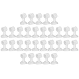 30Pcs Door Stopper Silicone Anti-Collision Door Handle Stopper Mute Suction Buffer Crash Pad