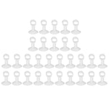 30Pcs Door Stopper Silicone Anti-Collision Door Handle Stopper Mute Suction Buffer Crash Pad - Close-Up Angle