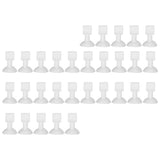 30Pcs Door Stopper Silicone Anti-Collision Door Handle Stopper Mute Suction Buffer Crash Pad