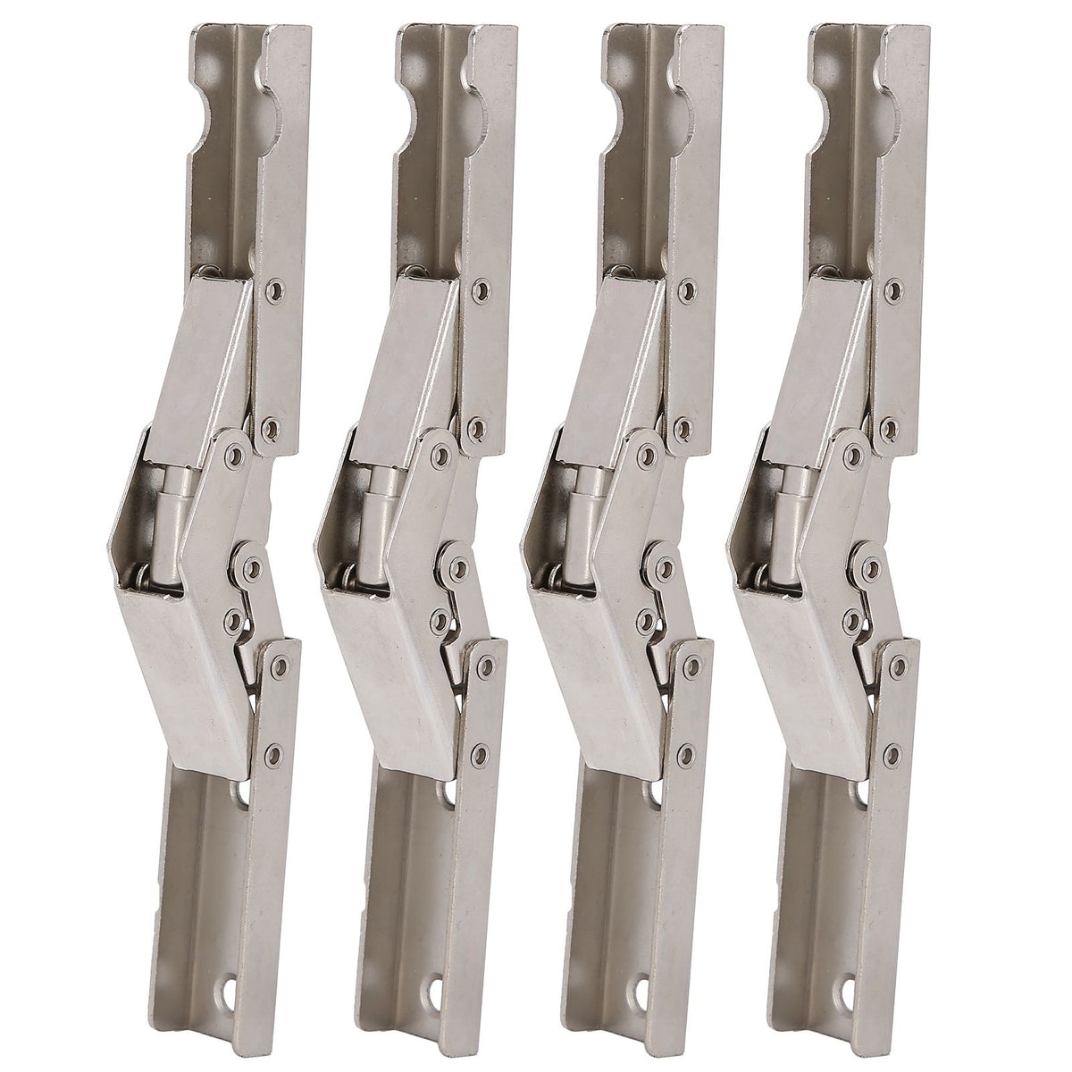 4 Sets Cabinet Hinges Bridge Shaped Cupboard Door Hinges Furniture Hardware Supplies