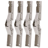 4 Sets Cabinet Hinges Bridge Shaped Cupboard Door Hinges Furniture Hardware Supplies - Front View