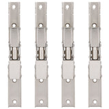 4 Sets Cabinet Hinges Bridge Shaped Cupboard Door Hinges Furniture Hardware Supplies