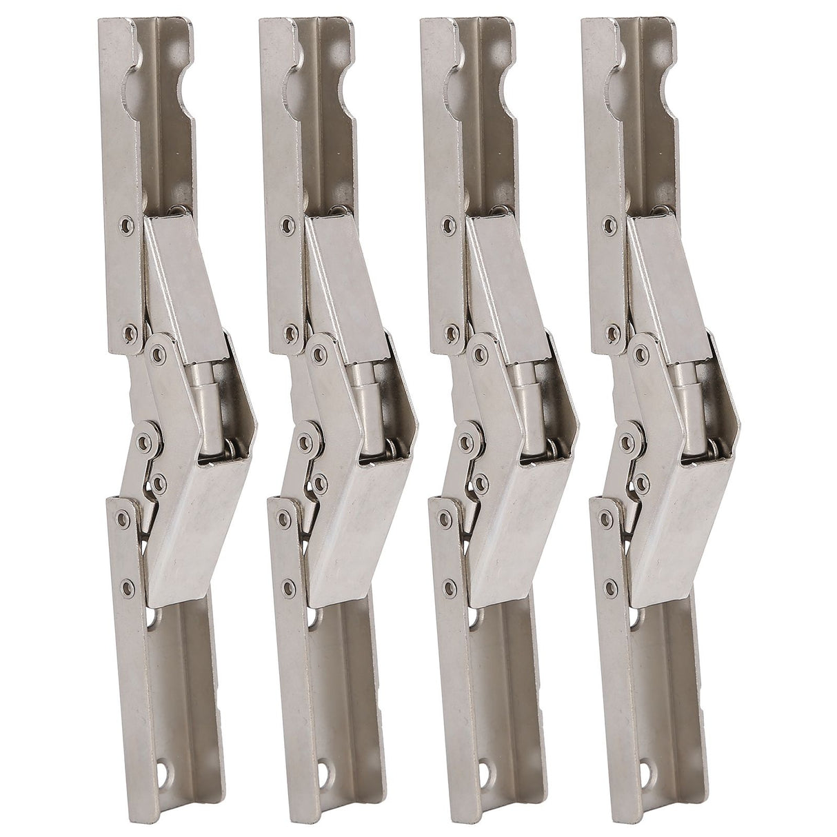 4 Sets Cabinet Hinges Bridge Shaped Cupboard Door Hinges Furniture Hardware Supplies