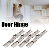 4 Sets Cabinet Hinges Bridge Shaped Cupboard Door Hinges Furniture Hardware Supplies