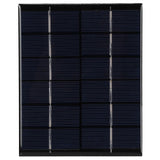 2W 6V Solar Power Panel Board with AA Battery Charger for Science Project DIY Solar Product - Side View