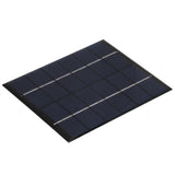 2W 6V Solar Power Panel Board with AA Battery Charger for Science Project DIY Solar Product - Rear View