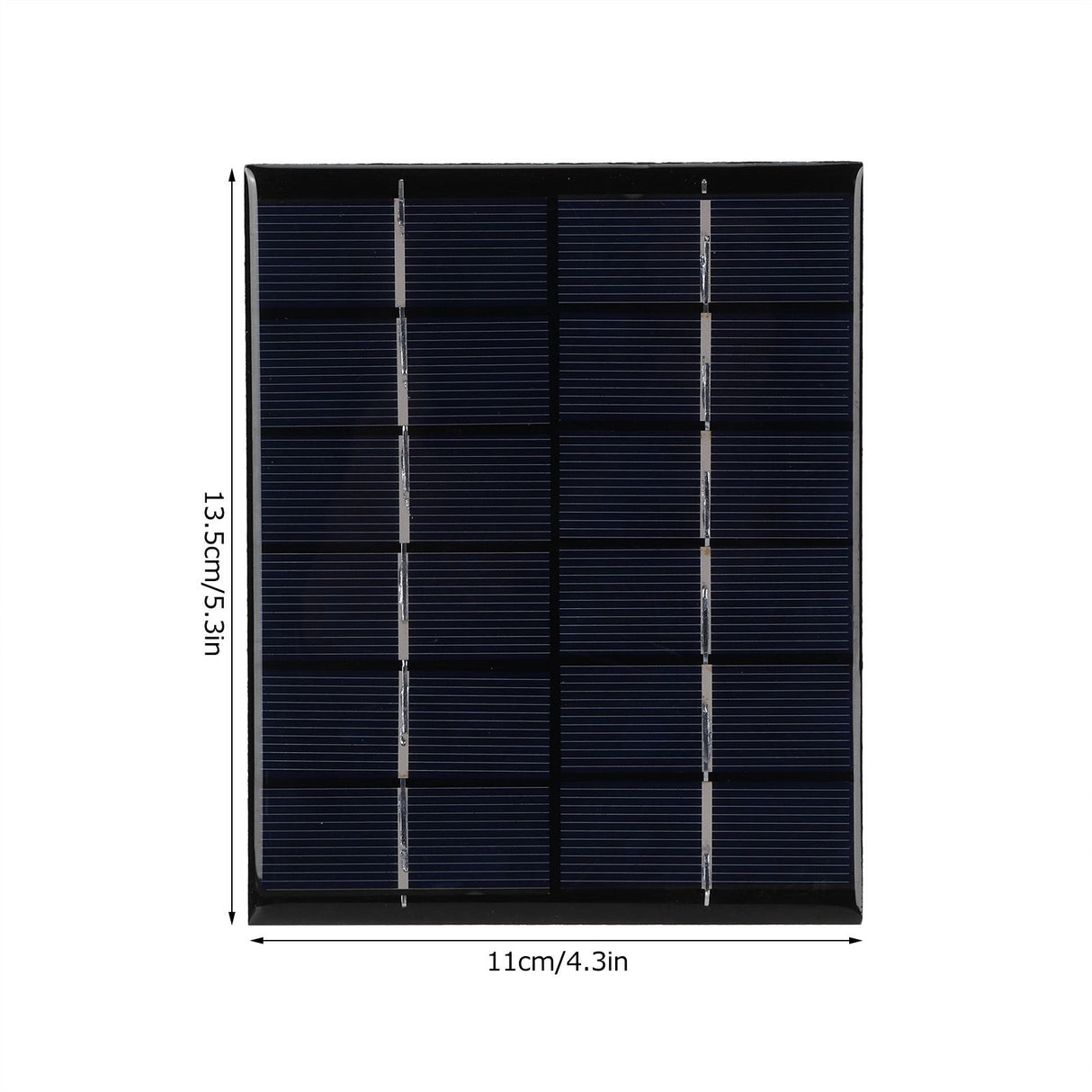 2W 6V Solar Power Panel Board with AA Battery Charger for Science Project DIY Solar Product