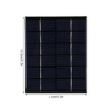 2W 6V Solar Power Panel Board with AA Battery Charger for Science Project DIY Solar Product
