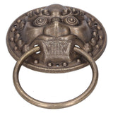 Antique Door Knockers Lion Head Brass Door Pull Retro Door Handle Home Decoration - Top-Down View
