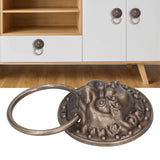 Antique Door Knockers Lion Head Brass Door Pull Retro Door Handle Home Decoration - Extra Image