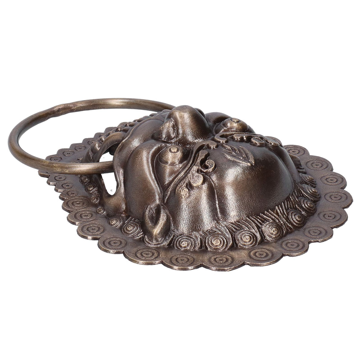 Chinese Style Door Knocker Antique Animal Head Door Ring Wooden Door Pull Ring Replacement Parts