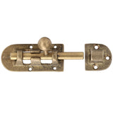 Vintage Brass Door Latch Antique Door Window Bolts Buckle Sliding Lock Hardware Fittings - Close-Up Angle