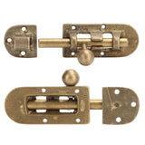 Vintage Brass Door Latch Antique Door Window Bolts Buckle Sliding Lock Hardware Fittings