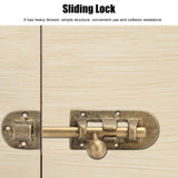 Vintage Brass Door Latch Antique Door Window Bolts Buckle Sliding Lock Hardware Fittings
