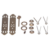 Chinese Style Door Handle Retro Straight Bar Hollow Handle Drawer Cupboard Hardware Fittings