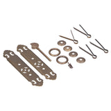 Chinese Style Door Handle Retro Straight Bar Hollow Handle Drawer Cupboard Hardware Fittings - 45-Degree Angle