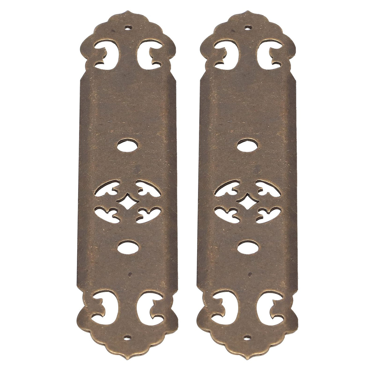Chinese Style Door Handle Retro Straight Bar Hollow Handle Drawer Cupboard Hardware Fittings