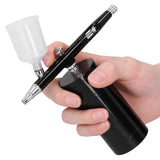 Airbrush Kit G11 Pump Single Action Rechargeable Handheld Integrated Spray Pen Mini Processing Set
