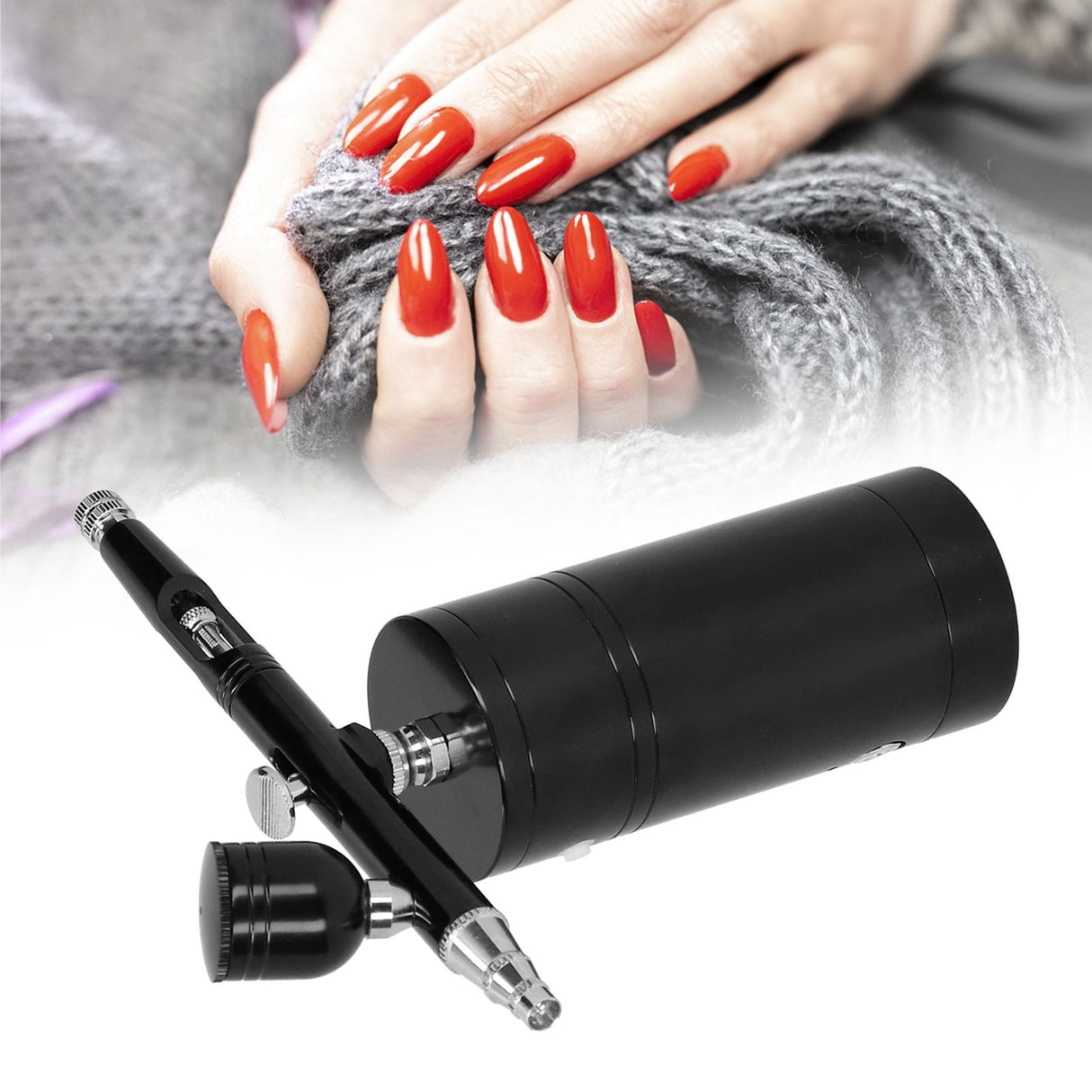 Airbrush Kit G11 Pump Single Action Rechargeable Handheld Integrated Spray Pen Mini Processing Set
