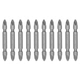 65mm PH2 Screwdriver Bits Magnetic Electric Screwdriver Head S2 DoubleHead Cross Bit(Sand Blast )