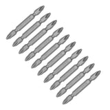 65mm PH2 Screwdriver Bits Magnetic Electric Screwdriver Head S2 DoubleHead Cross Bit(Sand Blast ) - Front View