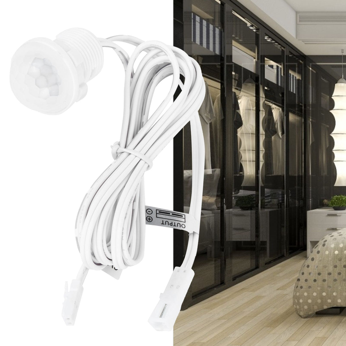 6V 12V 24V Infrared Human Body Sensing Light Control Switch for Wardrobe Cabinet