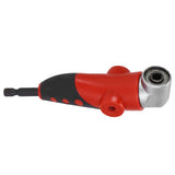 1/4in Hex Shank Screwdriver 105 Degrees Angle Driver Drill Bit Set Power Screwdriver - Top-Down View