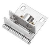Stainless Steel Glass Door Hinge Punchfree Clamp Clip Bracket S Unilateral Clip