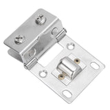 Stainless Steel Glass Door Hinge Punchfree Clamp Clip Bracket S Unilateral Clip - Close-Up Angle
