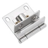 Stainless Steel Glass Door Hinge Punchfree Clamp Clip Bracket S Unilateral Clip