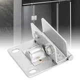 Stainless Steel Glass Door Hinge Punchfree Clamp Clip Bracket S Unilateral Clip