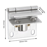 Stainless Steel Glass Door Hinge Punchfree Clamp Clip Bracket S Unilateral Clip - Extra Image