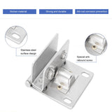 Stainless Steel Glass Door Hinge Punchfree Clamp Clip Bracket S Unilateral Clip - Extra Image