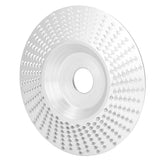 Grinding Shaping Disc Tungsten Carbide 100mm OD 16mm Hole Dia for Angle Grinder WoodworkingSilver