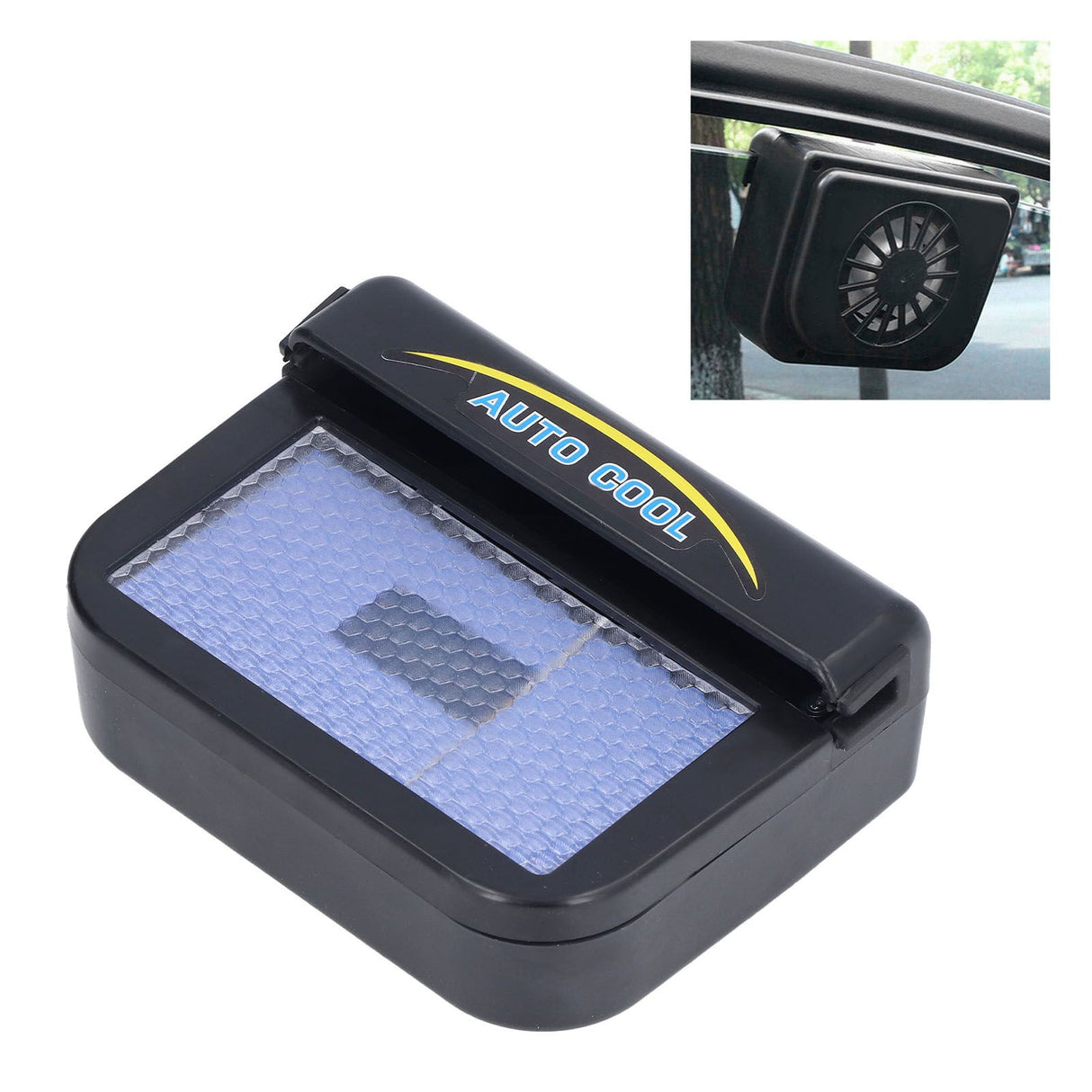 Car Exhaust Fan Solar Powered Environmentally Friendly Energy Saving Easy Installation Automobile Ventilator