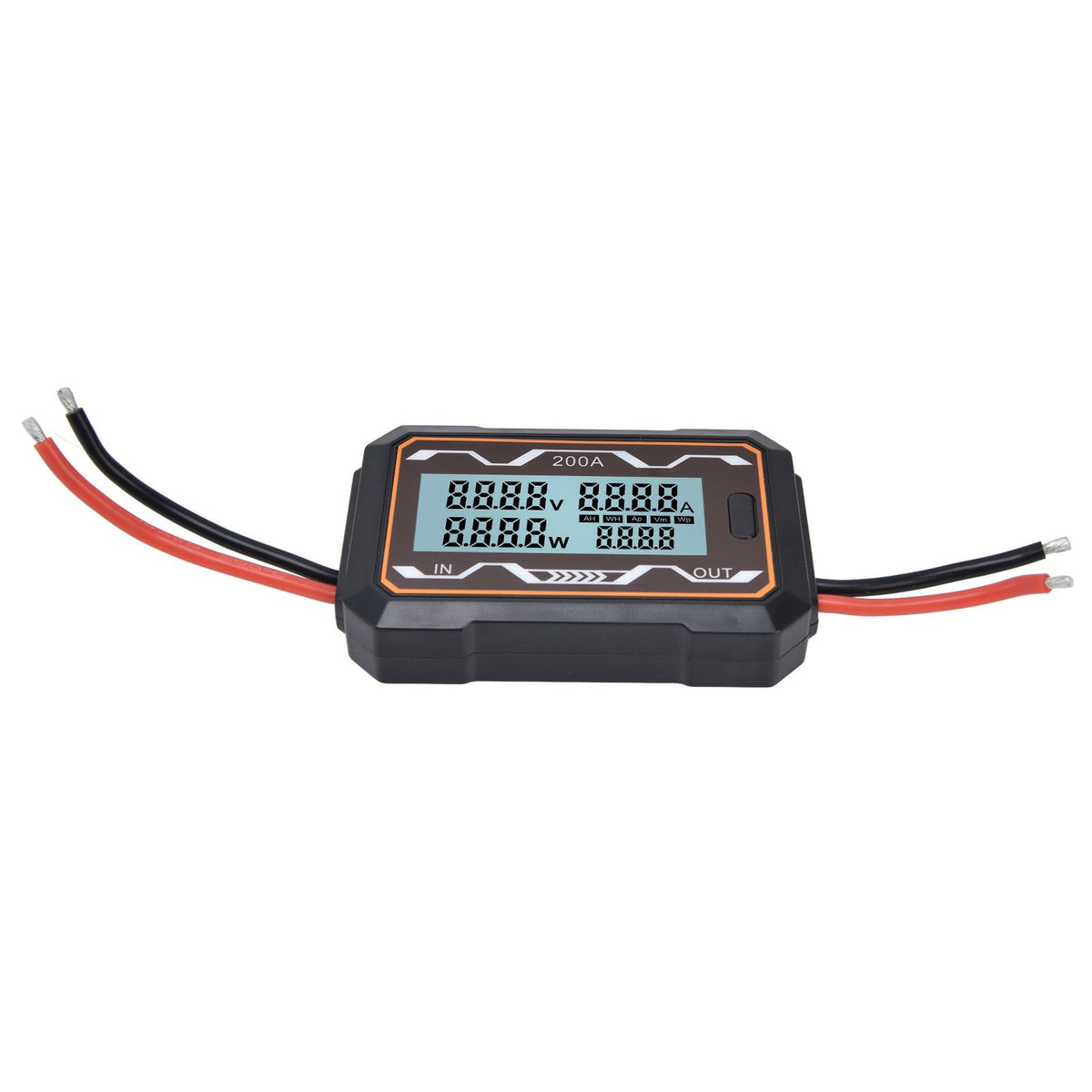 DC Power Meter Backlight Setting Large Screen Display Multifunctional Power Tester for Solar Energy Systems 0 to 60V200A