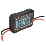 DC Power Meter Backlight Setting Large Screen Display Multifunctional Power Tester for Solar Energy Systems 0 to 60V200A - Rear View