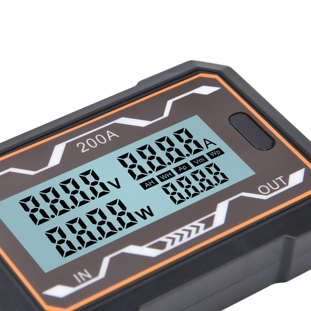 DC Power Meter Backlight Setting Large Screen Display Multifunctional Power Tester for Solar Energy Systems 0 to 60V200A