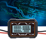 DC Power Meter Backlight Setting Large Screen Display Multifunctional Power Tester for Solar Energy Systems 0 to 60V150A