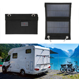 4W 2 Fold Solar Panels Portable High Conversion Efficiency Polysilicon Mobile Power with Climbing Buckle for Automobile - Extra Image