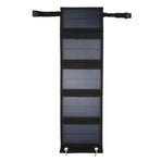 10W 5 Fold Solar Panels High Conversion Efficiency Portable Polysilicon Power Source with USB Output Interface for Car