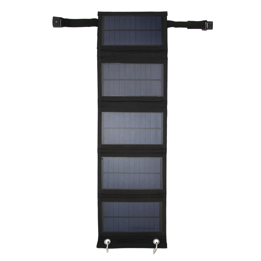 10W 5 Fold Solar Panels High Conversion Efficiency Portable Polysilicon Power Source with USB Output Interface for Car