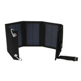 10W 5 Fold Solar Panels High Conversion Efficiency Portable Polysilicon Power Source with USB Output Interface for Car
