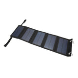 10W 5 Fold Solar Panels High Conversion Efficiency Portable Polysilicon Power Source with USB Output Interface for Car