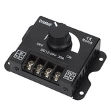 LED Dimmer Single Channel Stepless Dimming Excellent Heat Dissipation LED Light Strip Dimmer DC 12‑24V - Side View